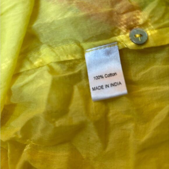 Rare Banjanan Isha Smocked Midi Dress Size S - Picture 7 of 8